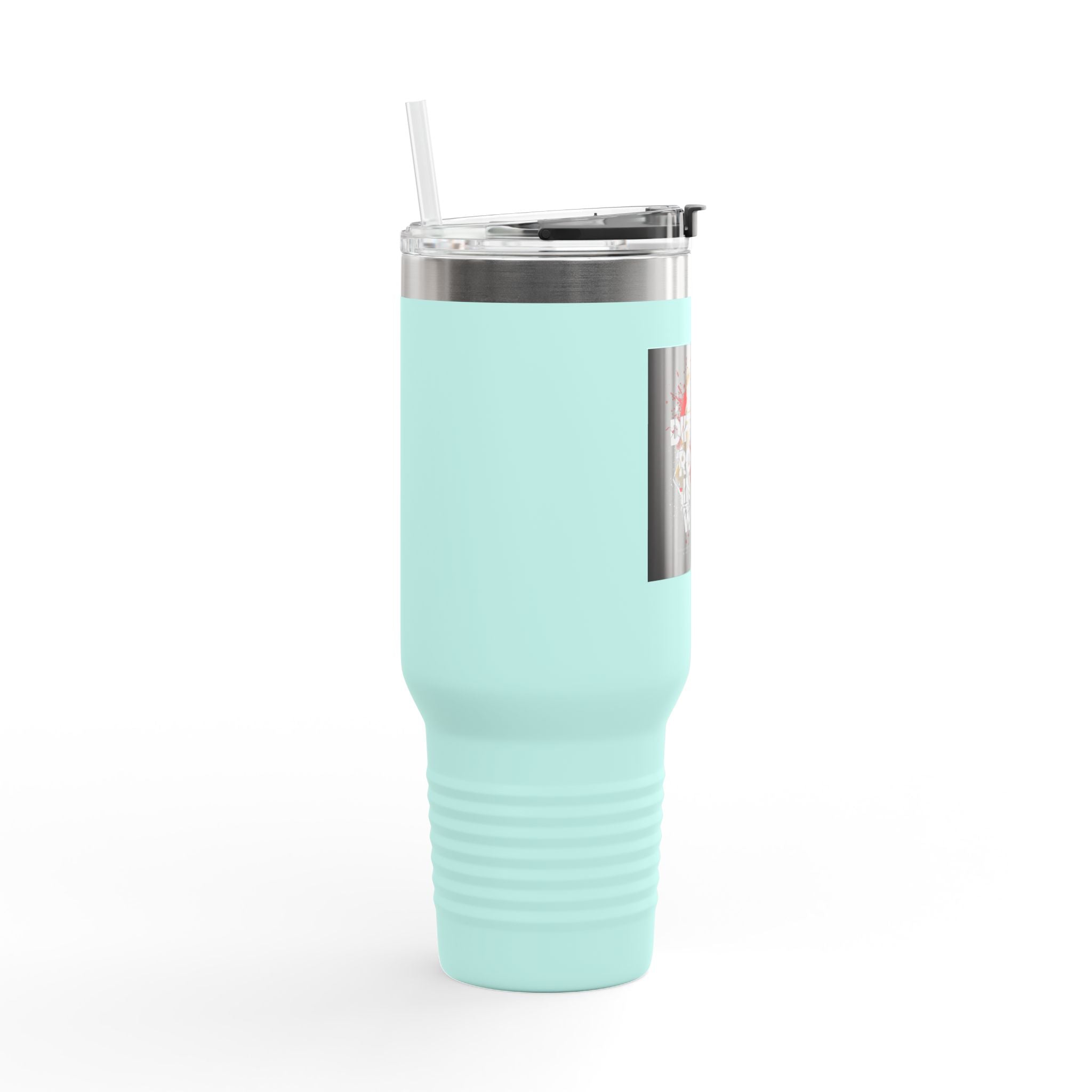 40oz Insulated Travel Mug — "Built Different. Rooted in the Word." Inspirational Stainless Tumbler