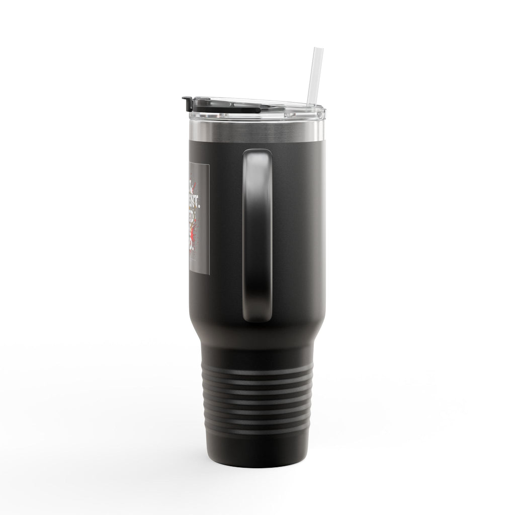 40oz Insulated Travel Mug — "Built Different. Rooted in the Word." Inspirational Stainless Tumbler