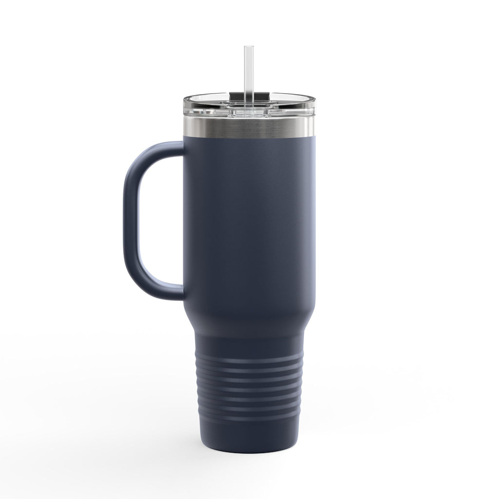 40oz Insulated Travel Mug — "Built Different. Rooted in the Word." Inspirational Stainless Tumbler