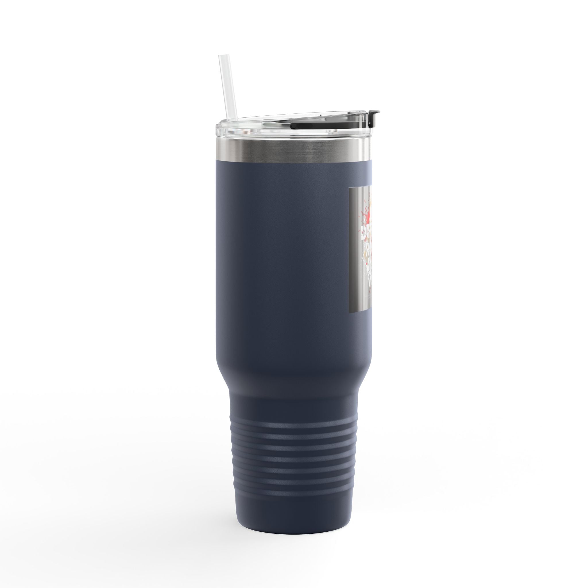 40oz Insulated Travel Mug — "Built Different. Rooted in the Word." Inspirational Stainless Tumbler