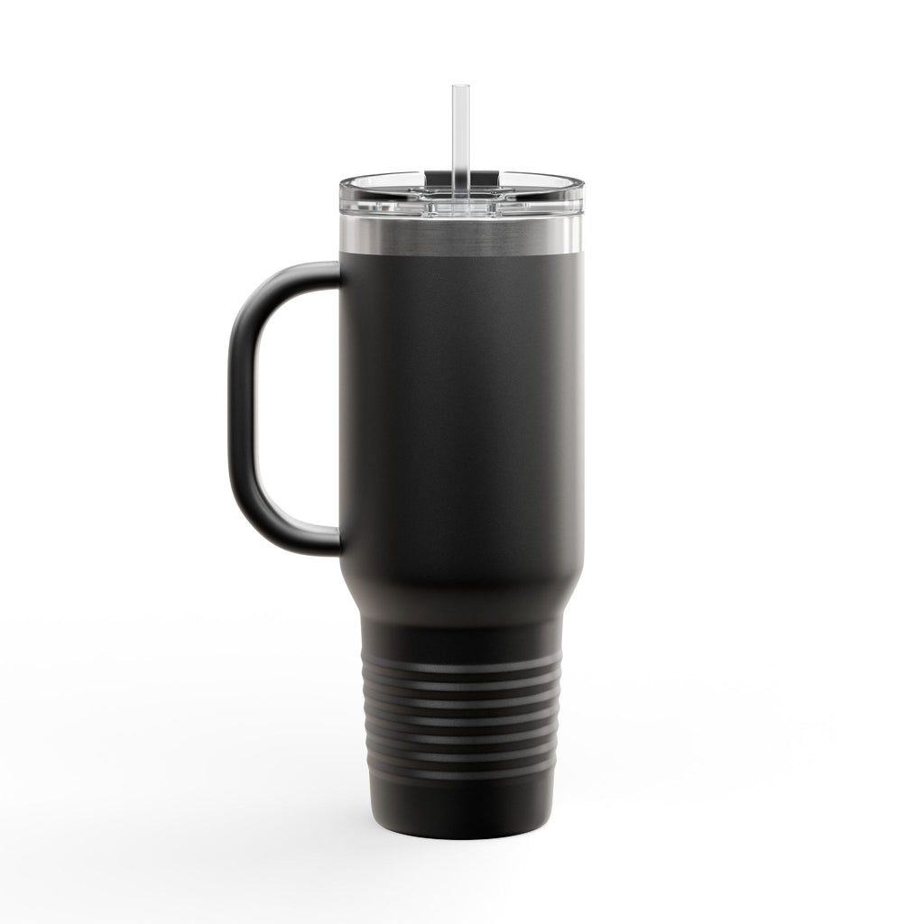40oz Insulated Travel Mug — “System Failure” Retro Tech Print