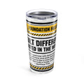 Built Different Tumbler 20oz | Matthew 7:24 Scripture Foundation Design