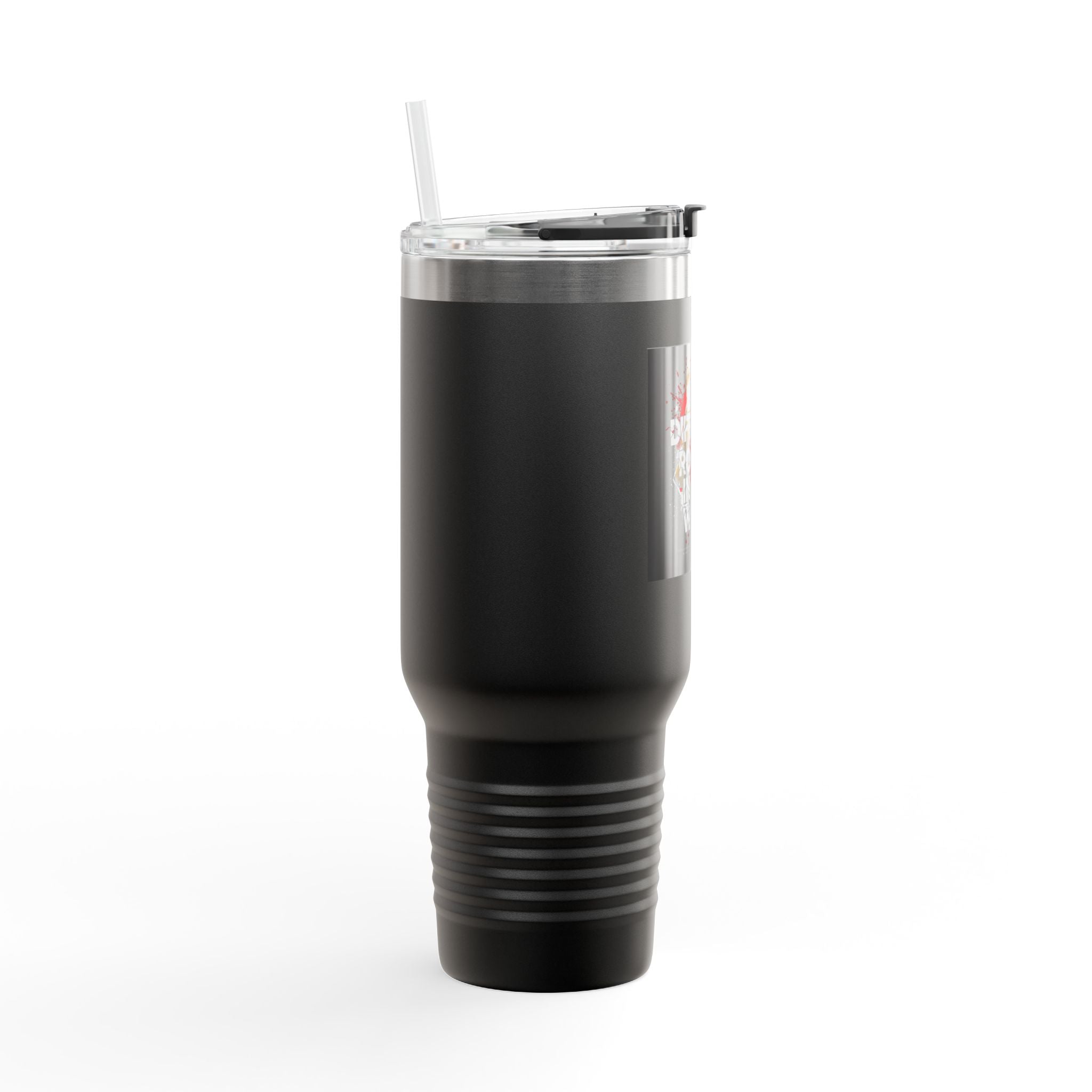 40oz Insulated Travel Mug — "Built Different. Rooted in the Word." Inspirational Stainless Tumbler