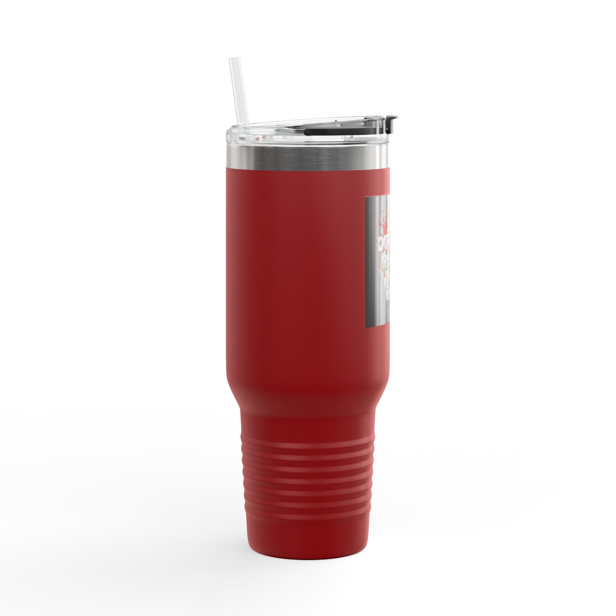 40oz Insulated Travel Mug — "Built Different. Rooted in the Word." Inspirational Stainless Tumbler